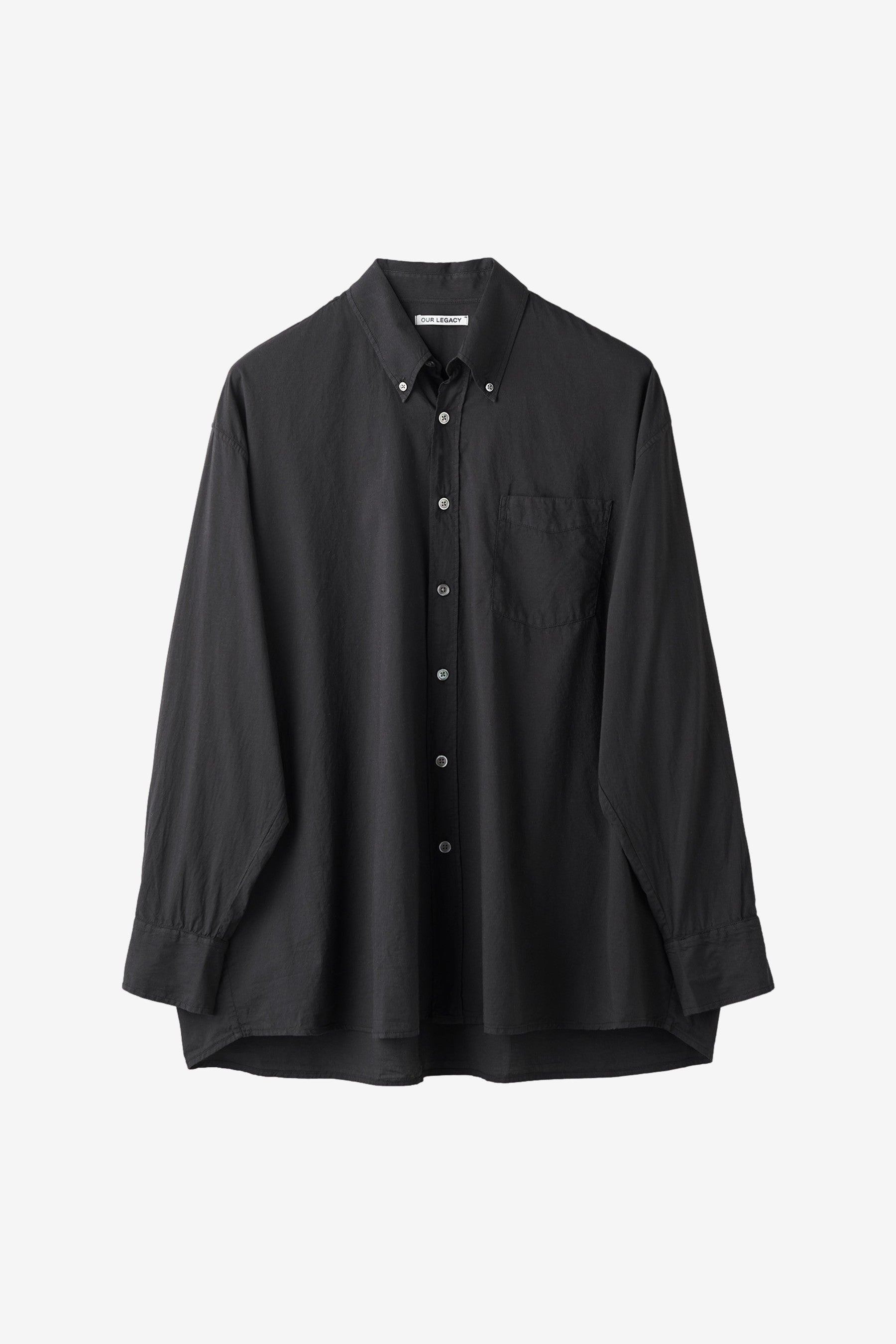 Borrowed BD Shirt in Black Voile - Our Legacy | Afura Store