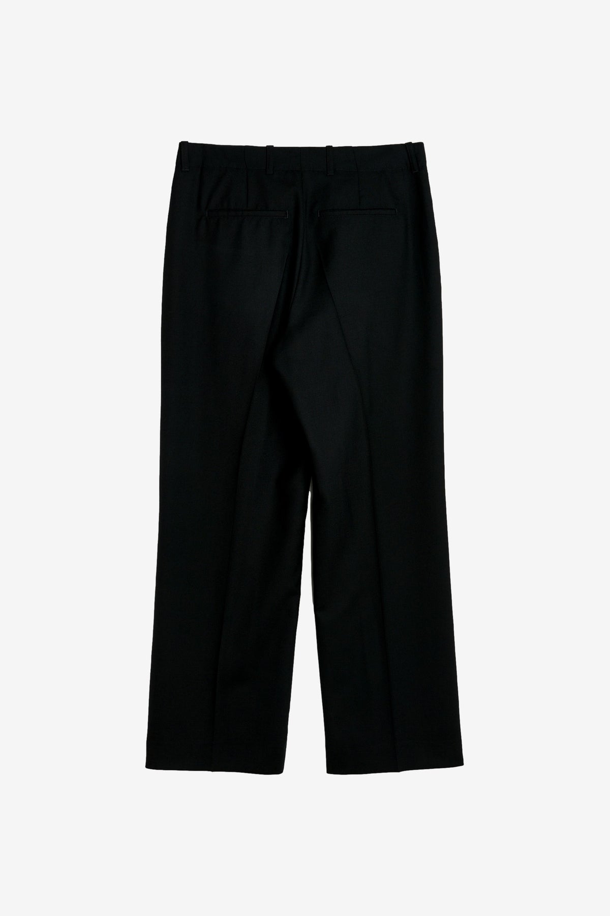 Borrowed Chino in Black Panama Wool - Our Legacy | Afura Store