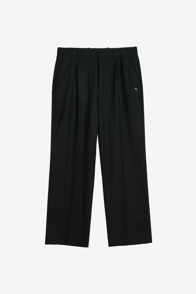 OUR LEGACY　BORROWED CHINO　Black Panama Borrowed Chino in Black Panama Wool - Our Legacy | Afura Store