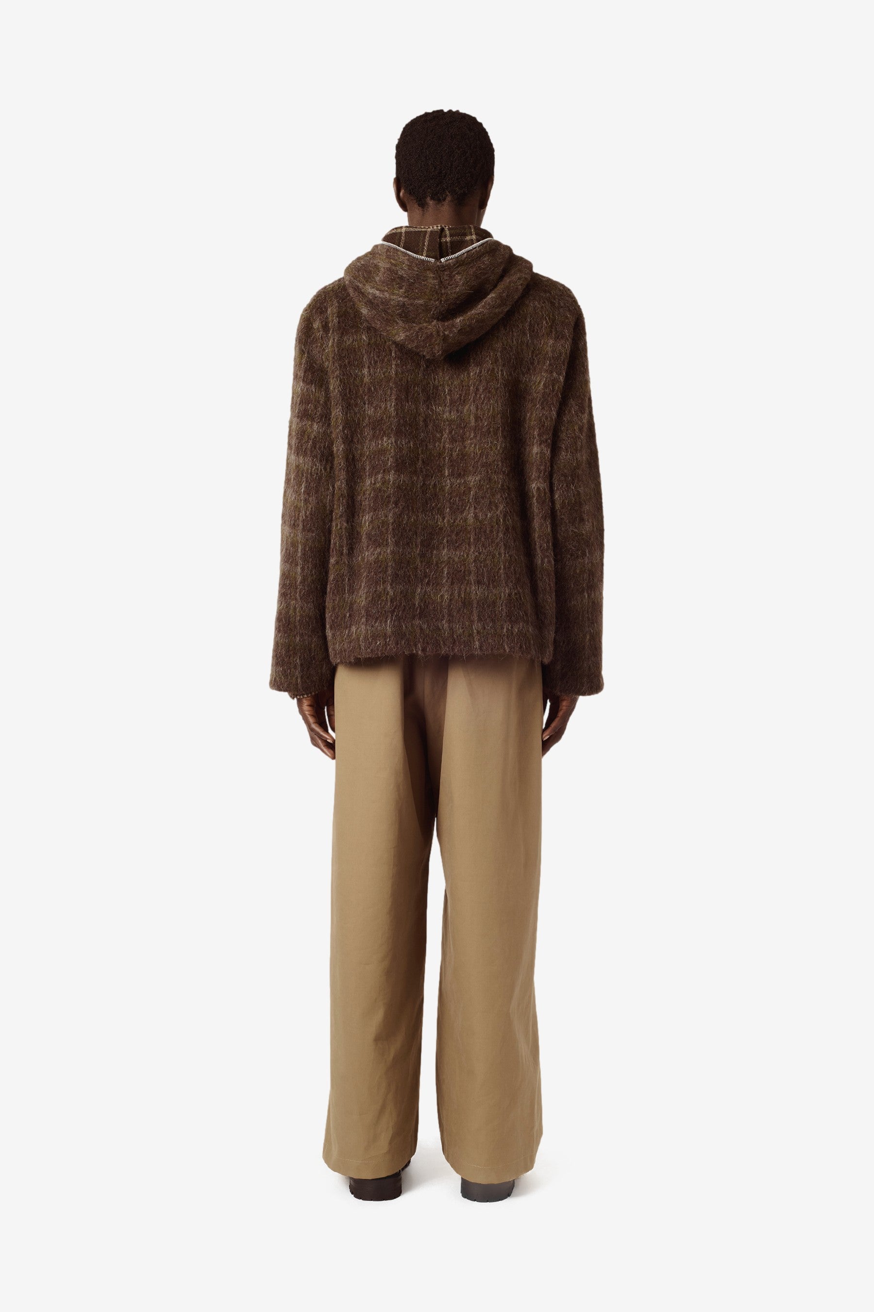 トップス OUR LEGACY FULL ZIP HOOD DORF CHECK 46 OurLegacyFullZipHoodDorfCheckH