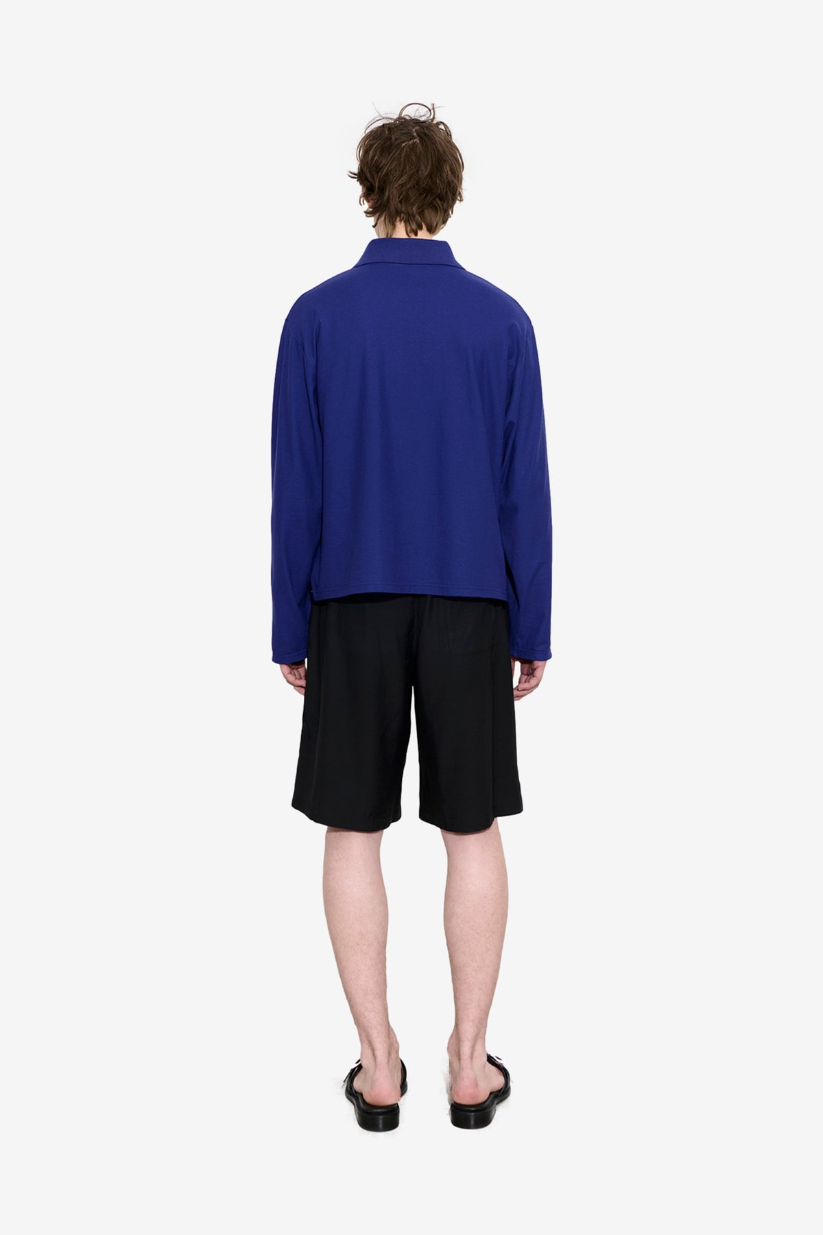 Rugby Longsleeve in Deep Blue High Twist Jersey - Our Legacy 