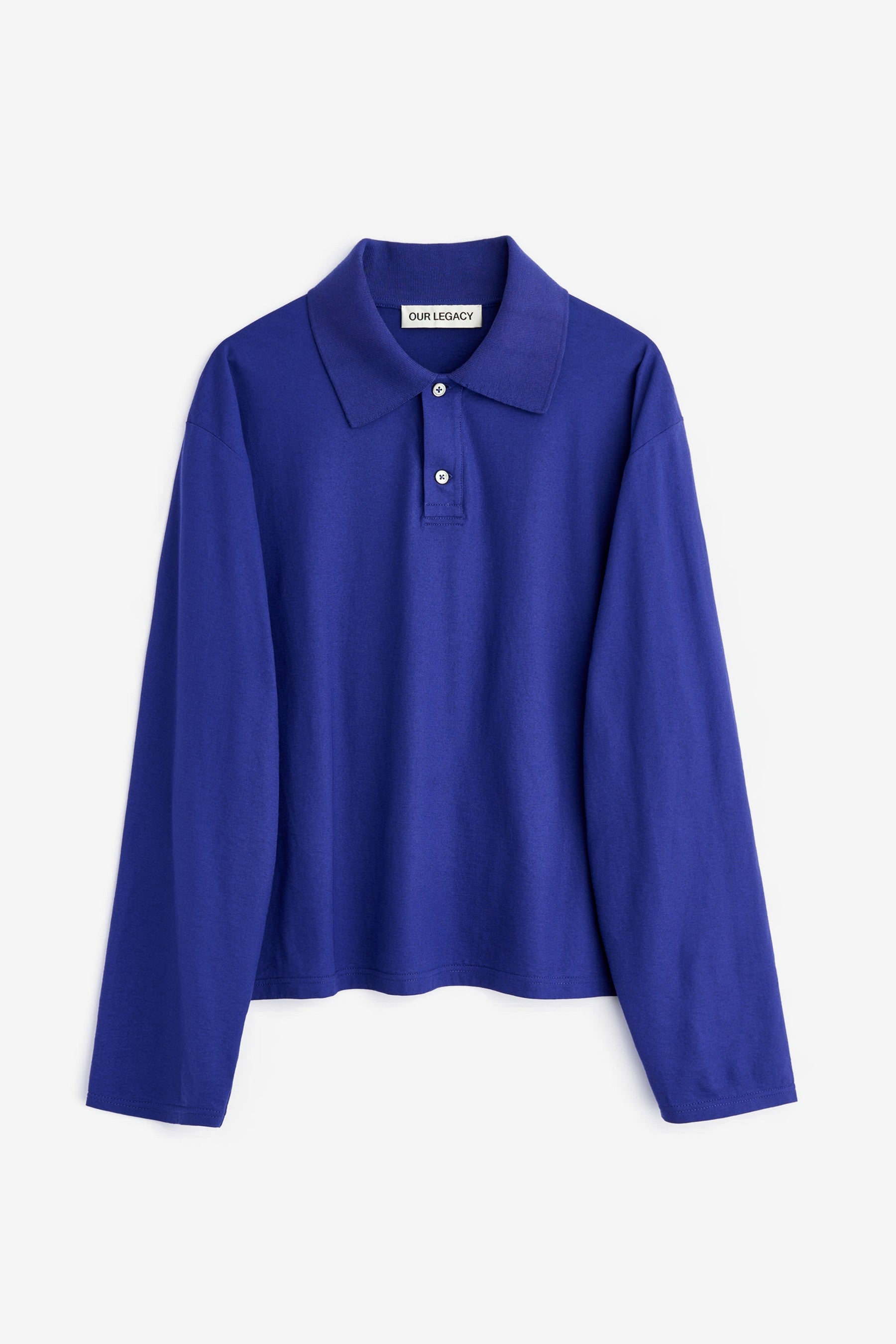 Rugby Longsleeve in Deep Blue High Twist Jersey - Our Legacy