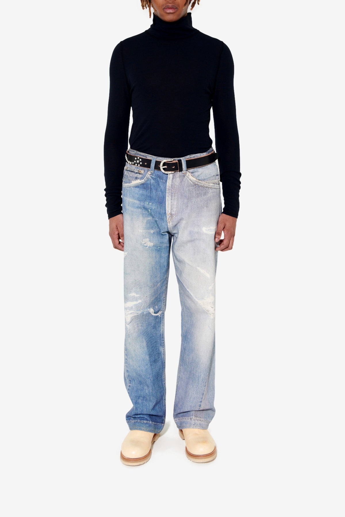 Third Cut in Digital Denim Print - Our Legacy | Afura Store
