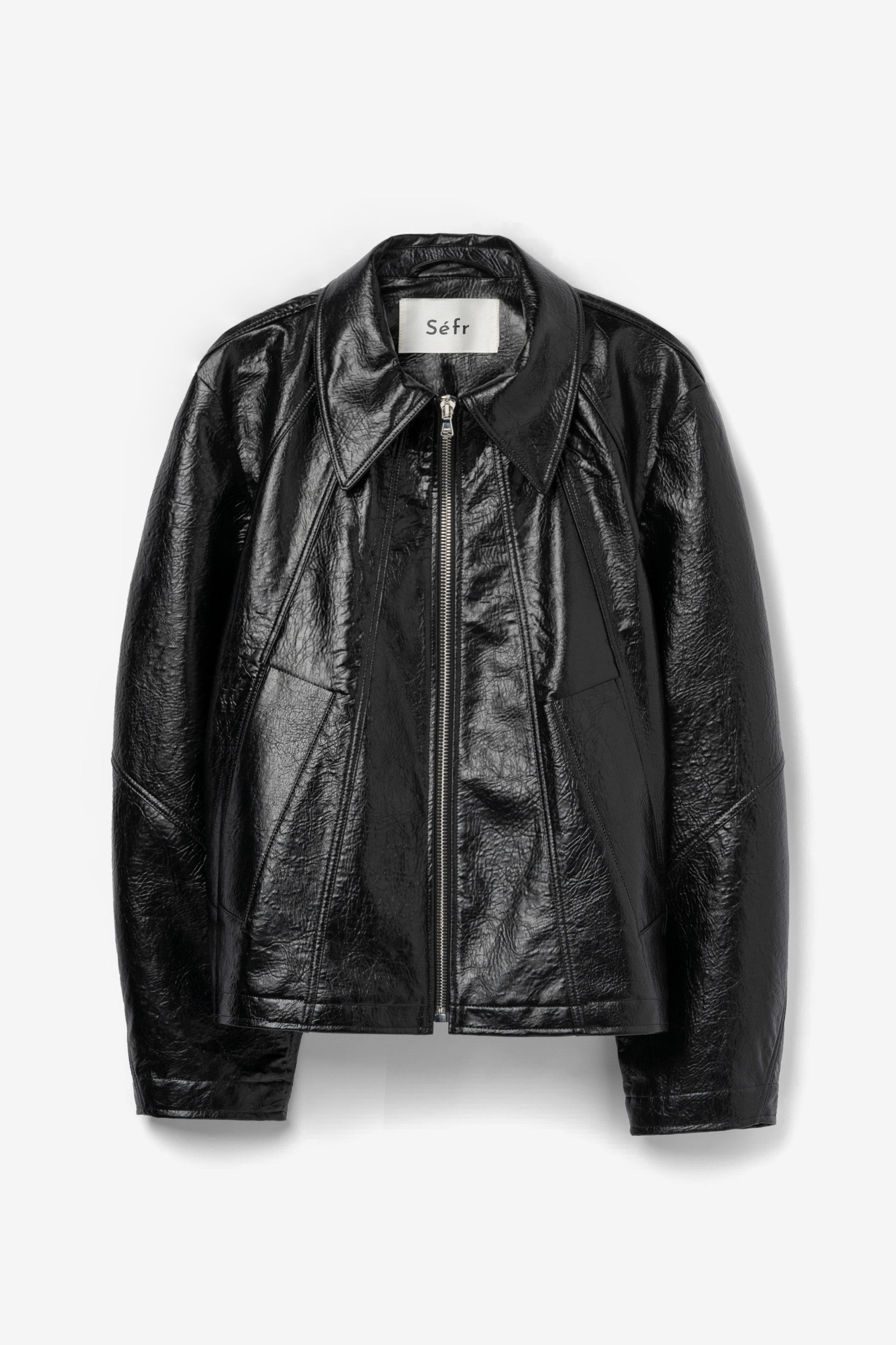 Duke Jacket in Faux Memory Leather - Séfr | Afura Store