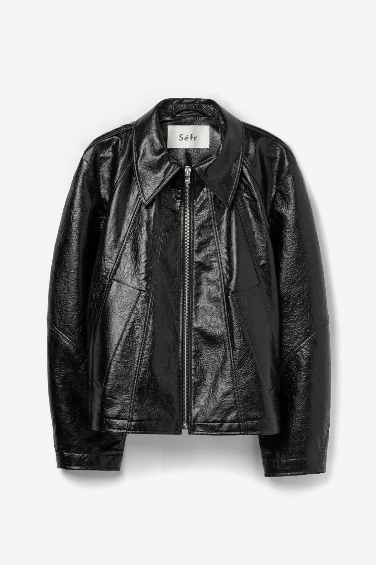 Duke Jacket in Faux Memory Leather - Séfr | Afura Store