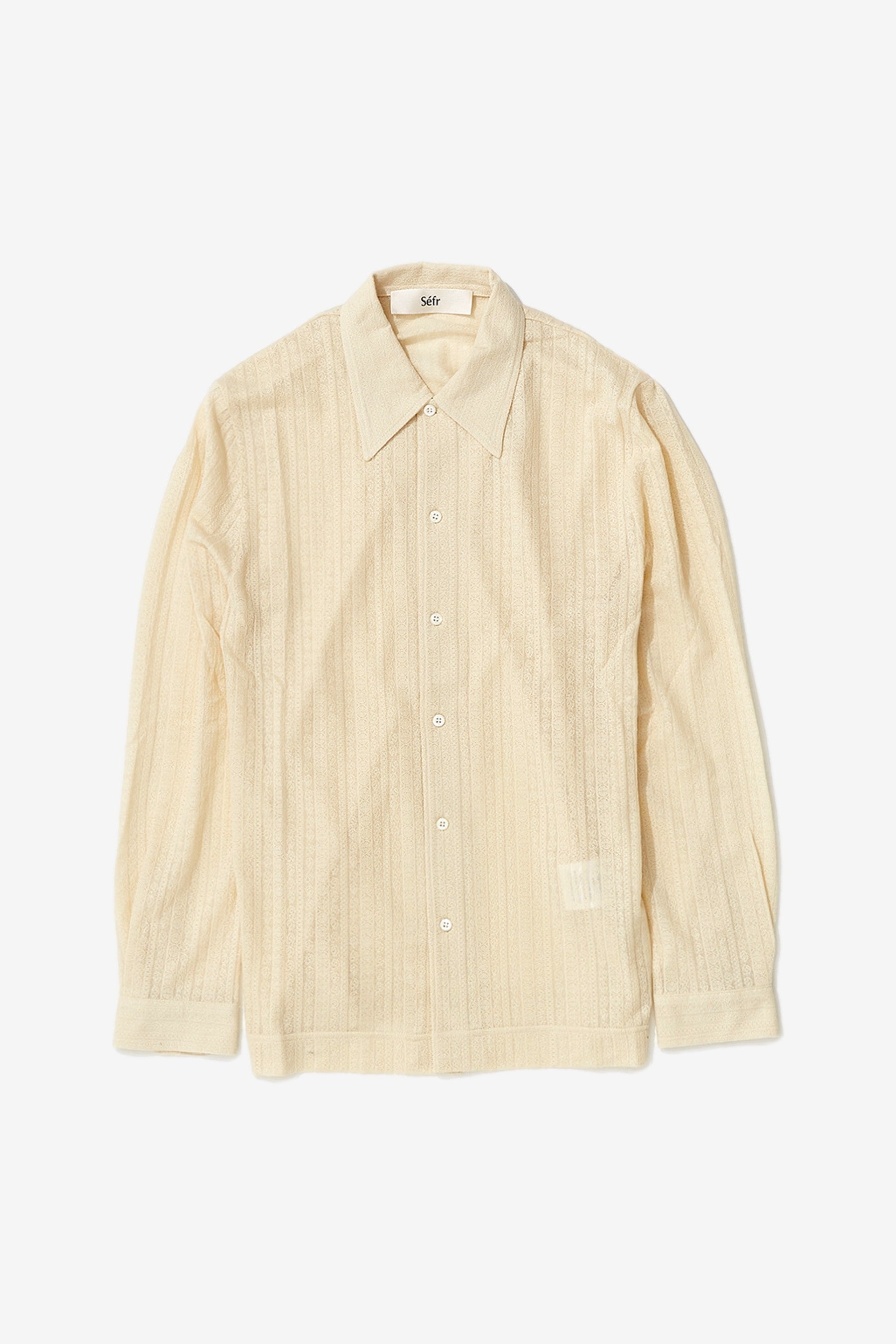 Ripley Shirt in Medallion Ivory - Séfr | Afura Store