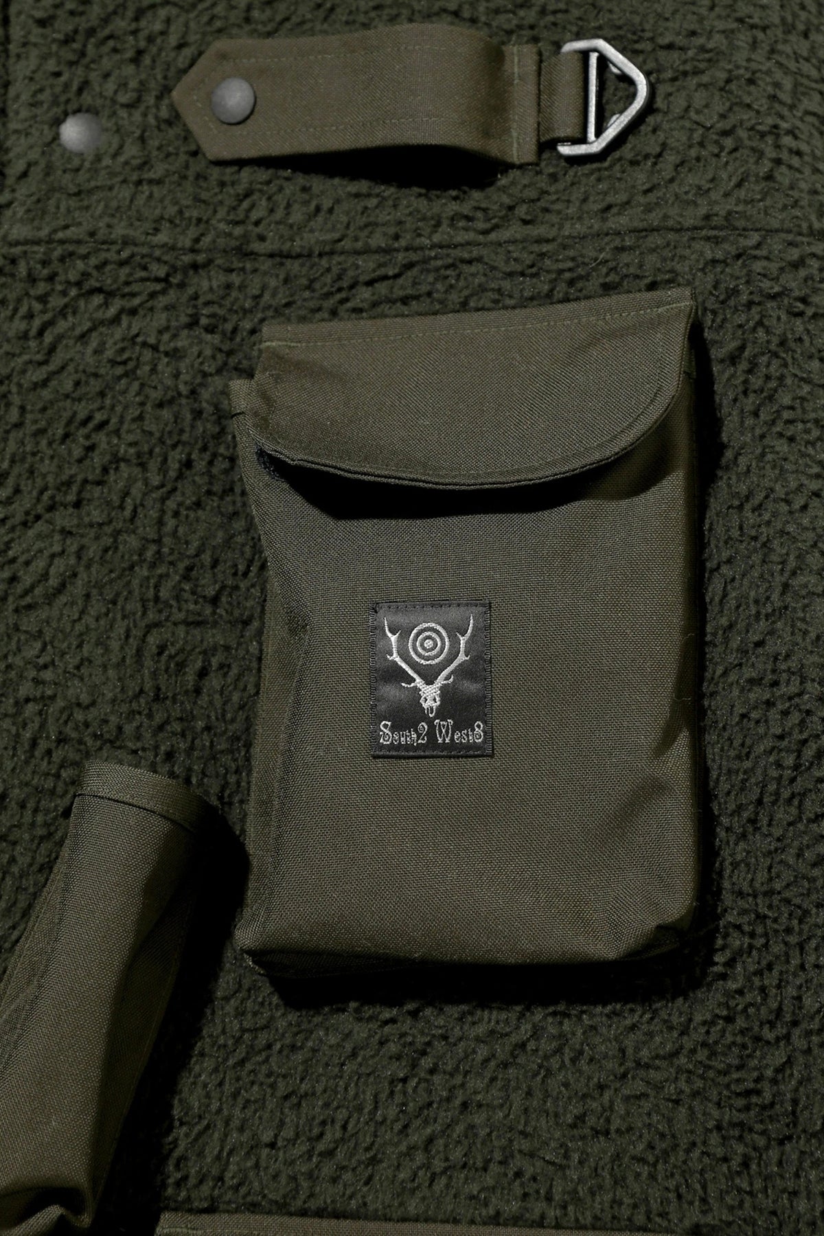 Tenkara Trout Pullover Jacket in Army Green - South2 West8 | Afura 
