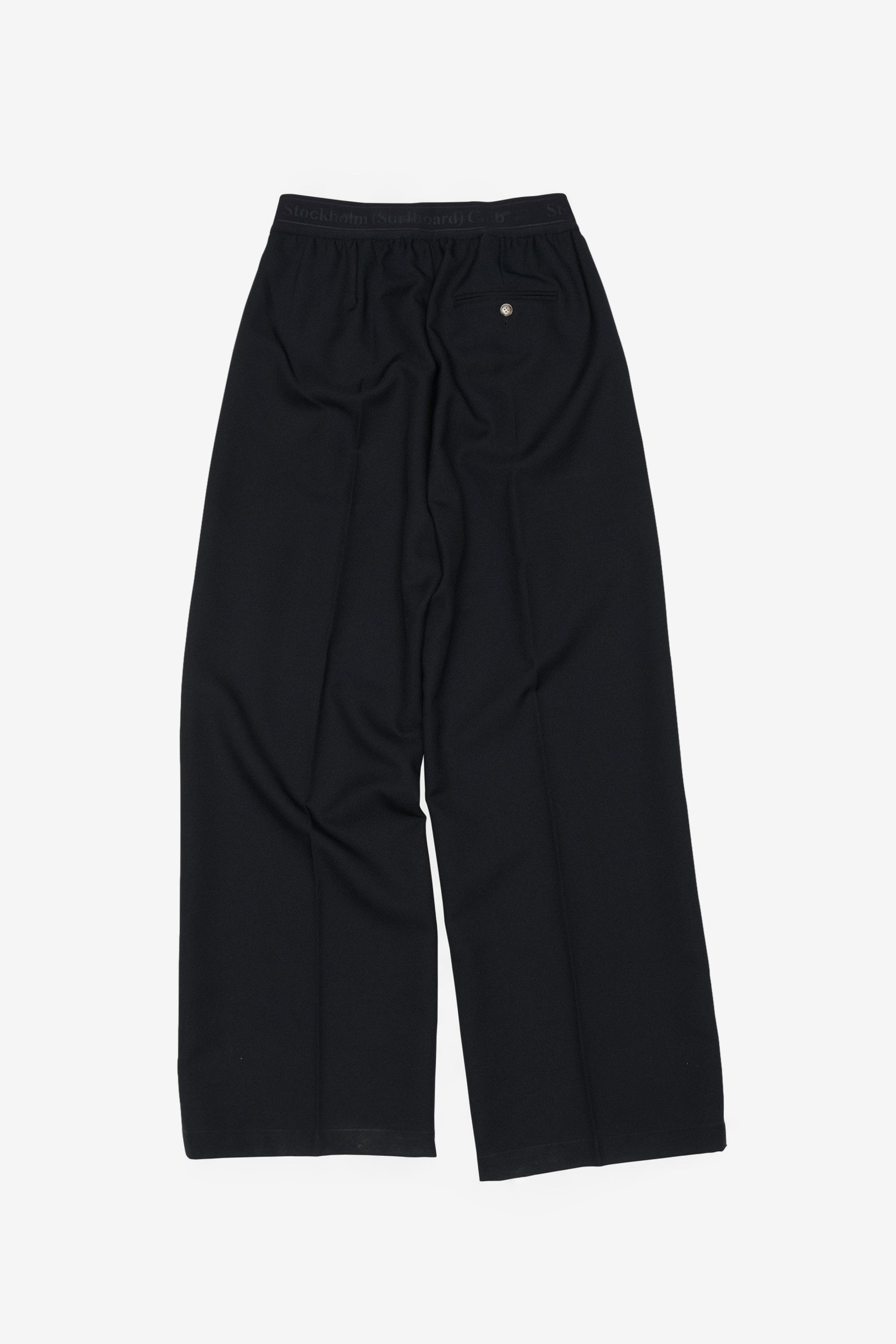 stockholm surfboard club スラックス STOCKHOLM SURFBOARD CLUB | SUNE / BLACK ストレートワイド