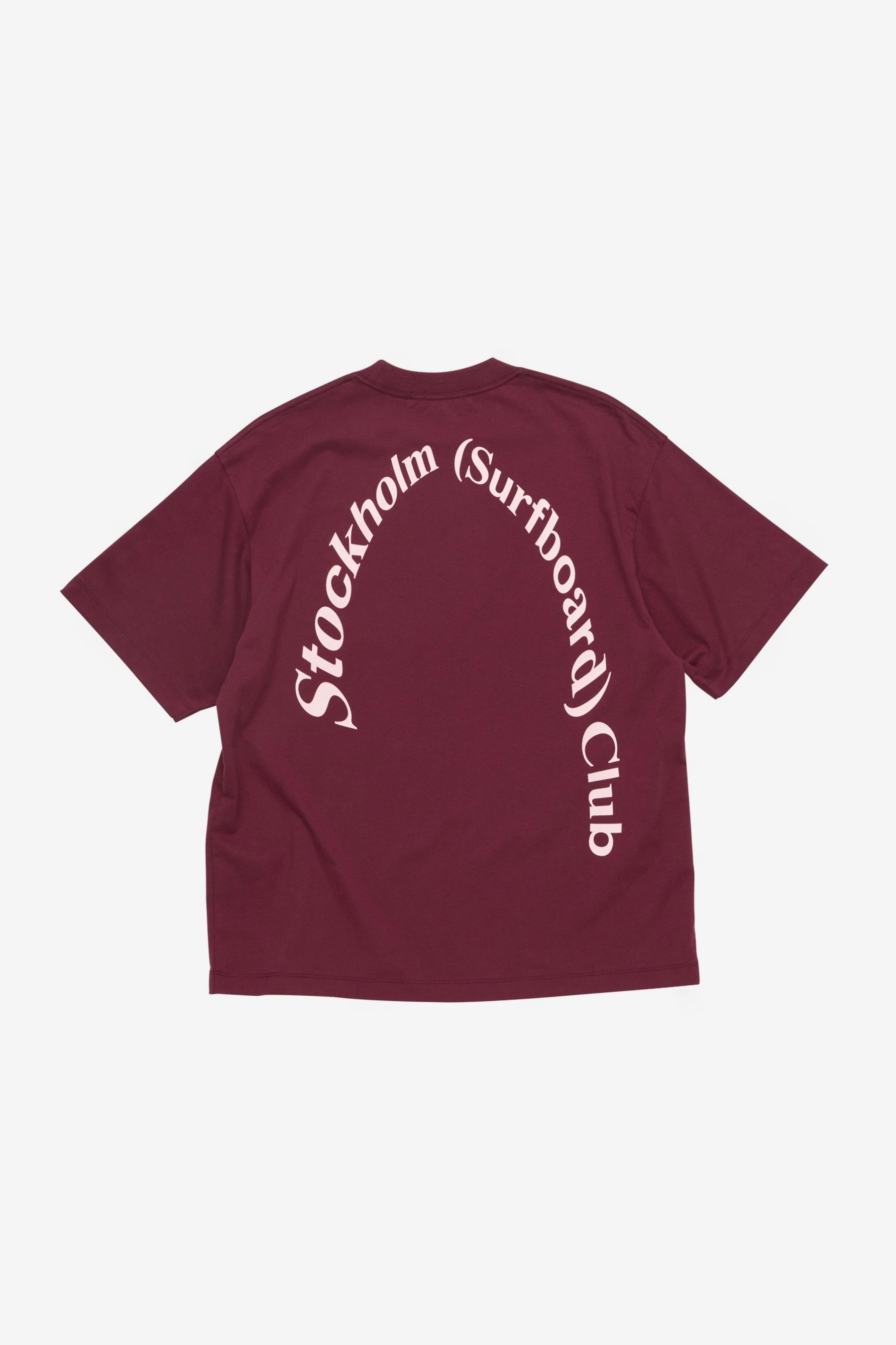 トップス STOCKHOLM SURFBOARD CLUB Logo Mesh Tee STOCKHOLM (SURFBOARD) CLUB - Regular Tee Purple – SUNBURN STORE