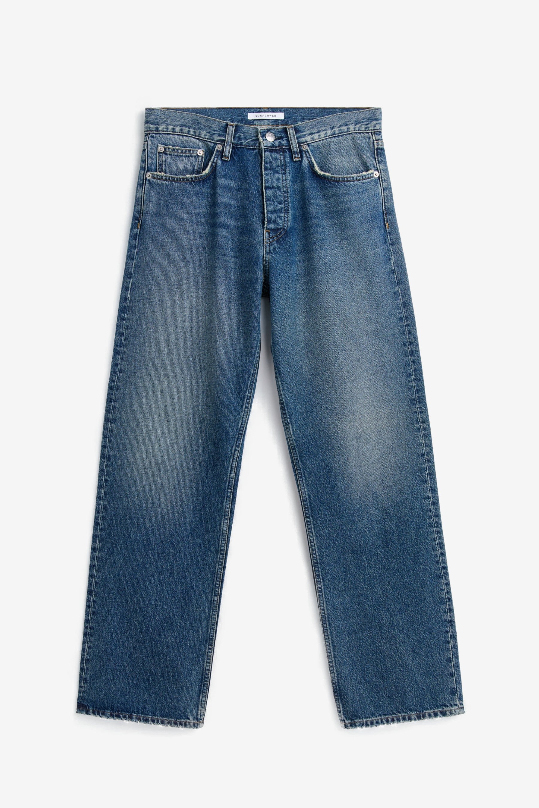 Loose Denim in Dark Blue Vintage - Sunflower | Afura Store