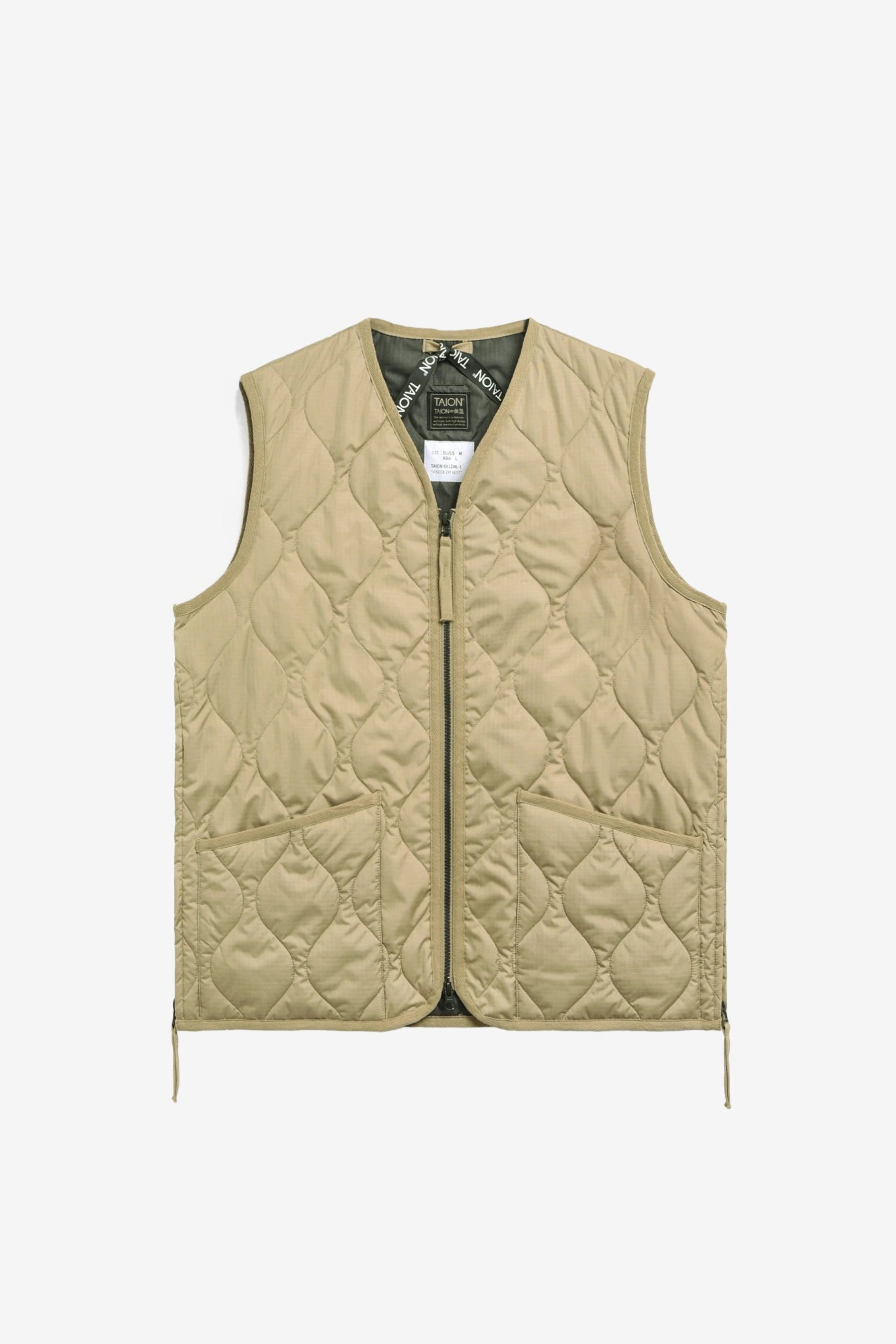 【Schott×TAION DOWN VEST】 Taion Navy V Neck Down Vest – Rivet Clothing Store