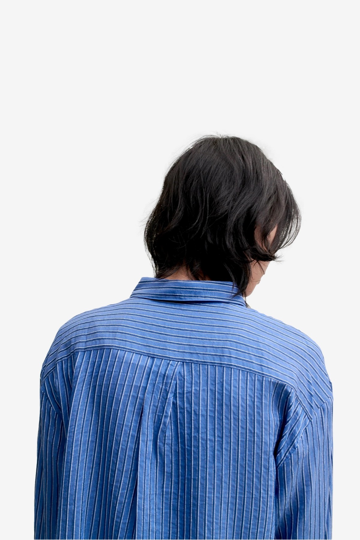 A Kind of Guise Gusto Shirt in Blue Sapphire Stripe