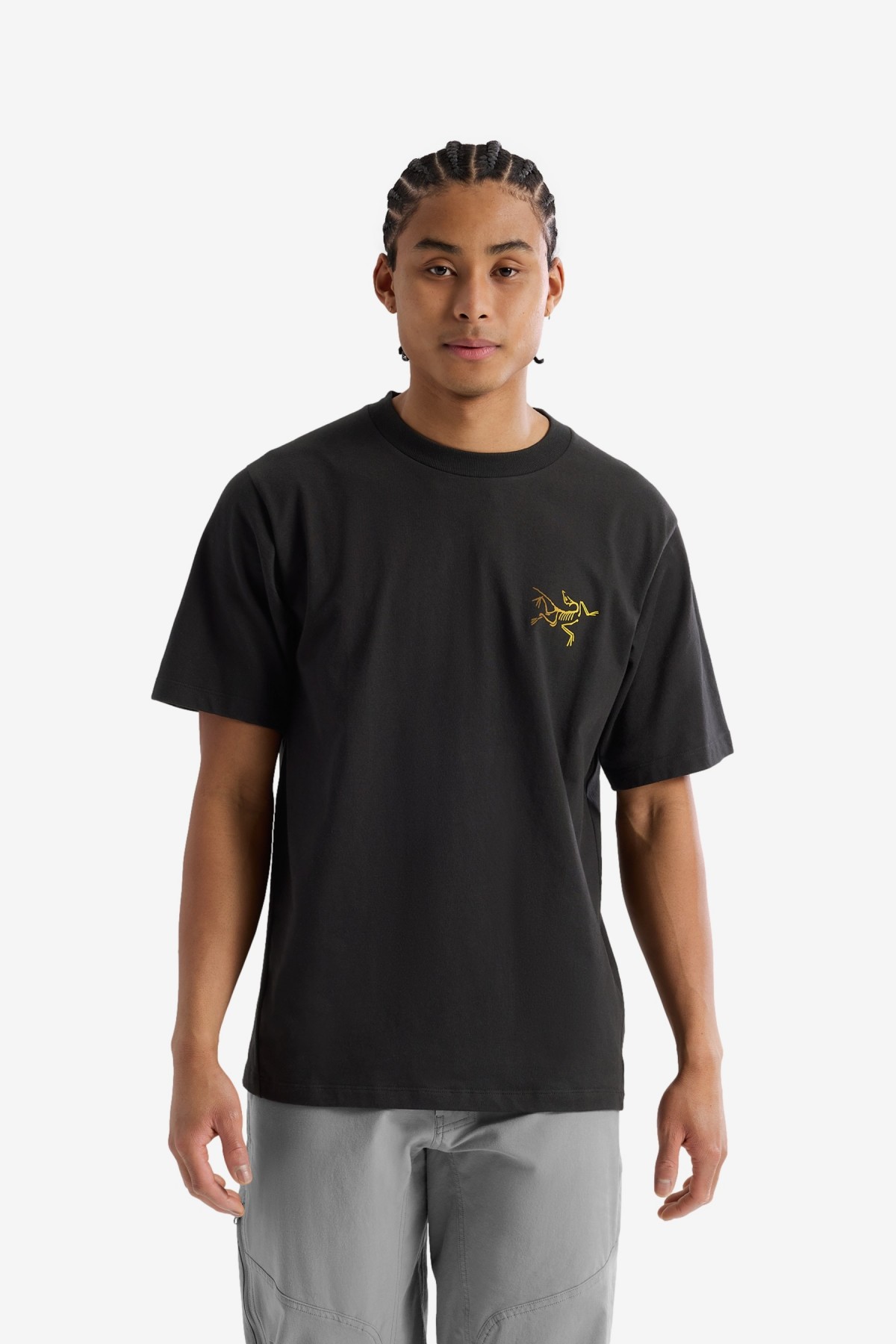 Arc'teryx Kragg Cotton Logo SS M in 24K Black