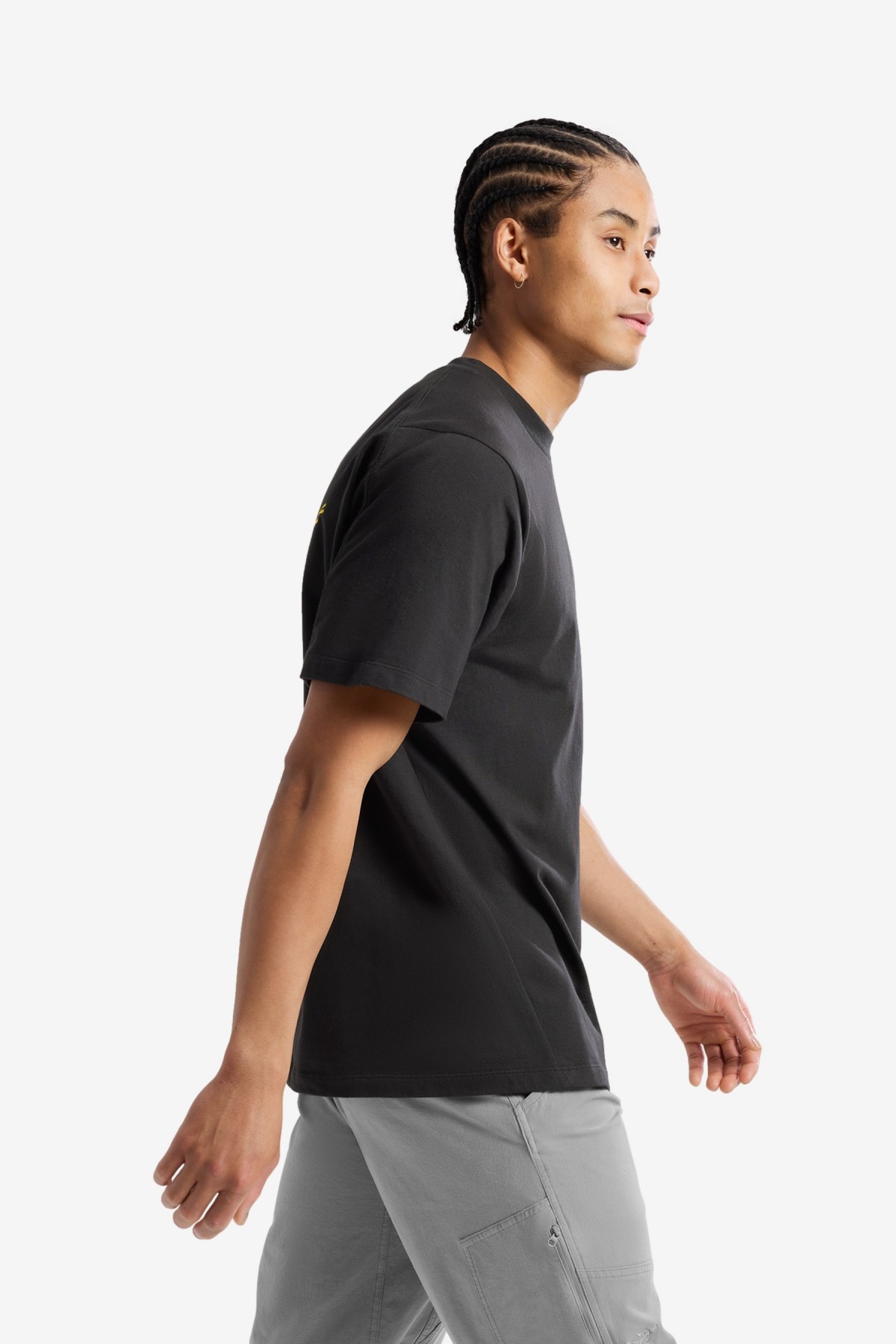 Arc'teryx Kragg Cotton Logo SS M in 24K Black