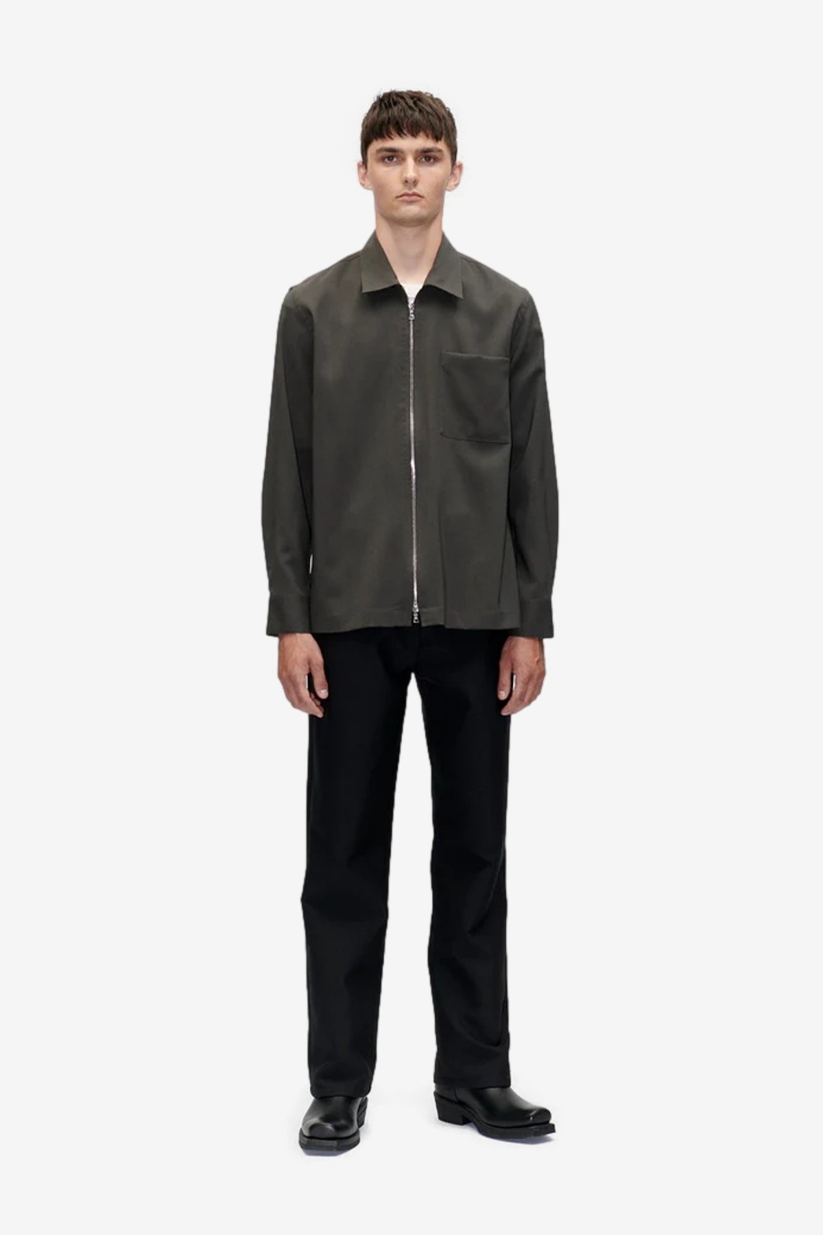 Berner Kühl Zip Shirt in 067 Rock