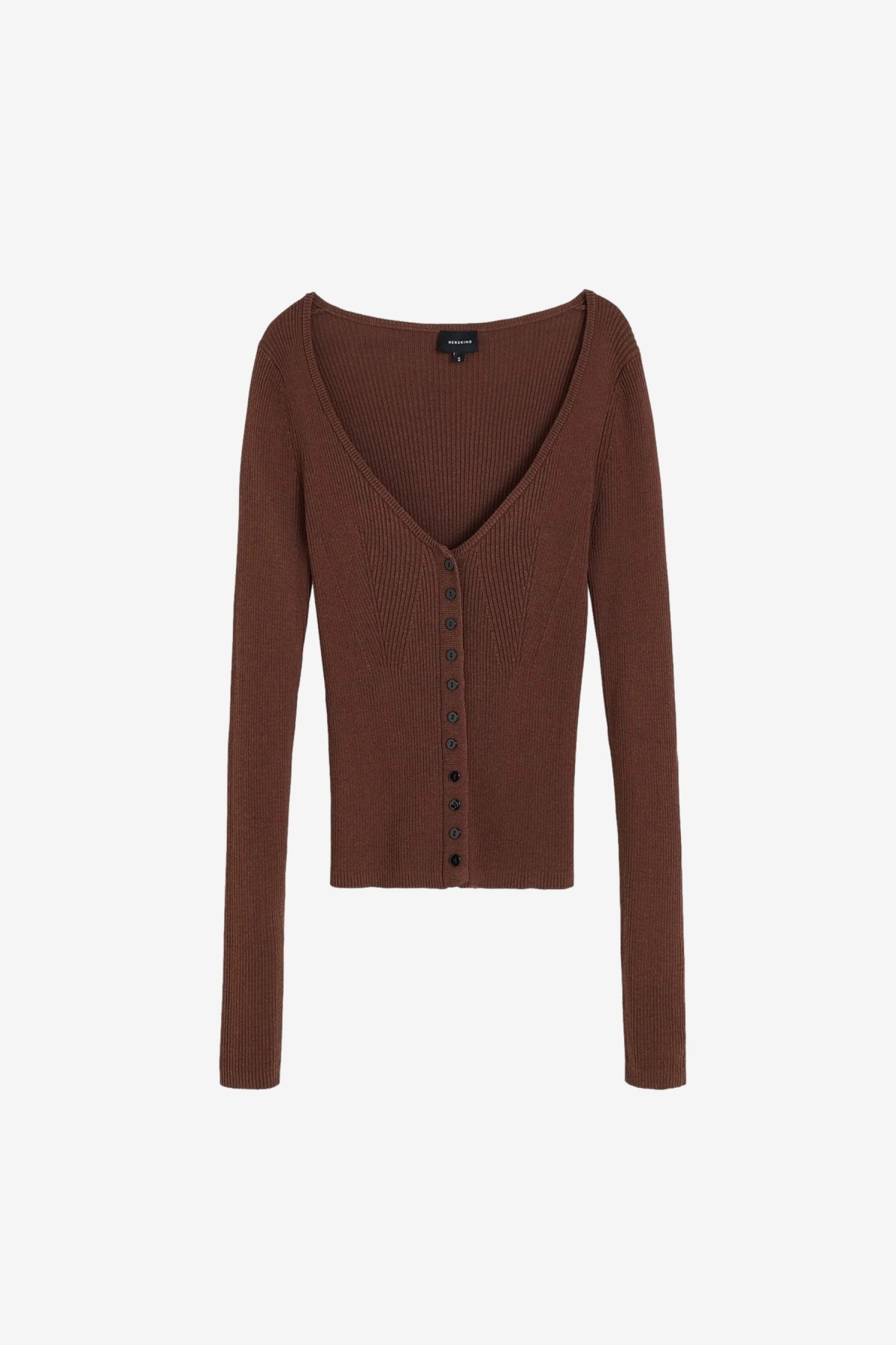 Herskind Gili Knit Blouse in Toffee