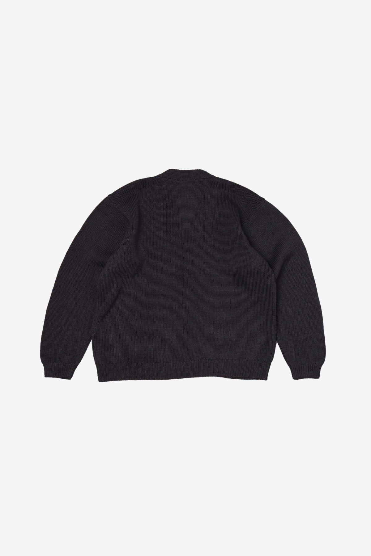 Kaptain Sunshine Cotton Washi Hand Frame Cardigan in Ink Black