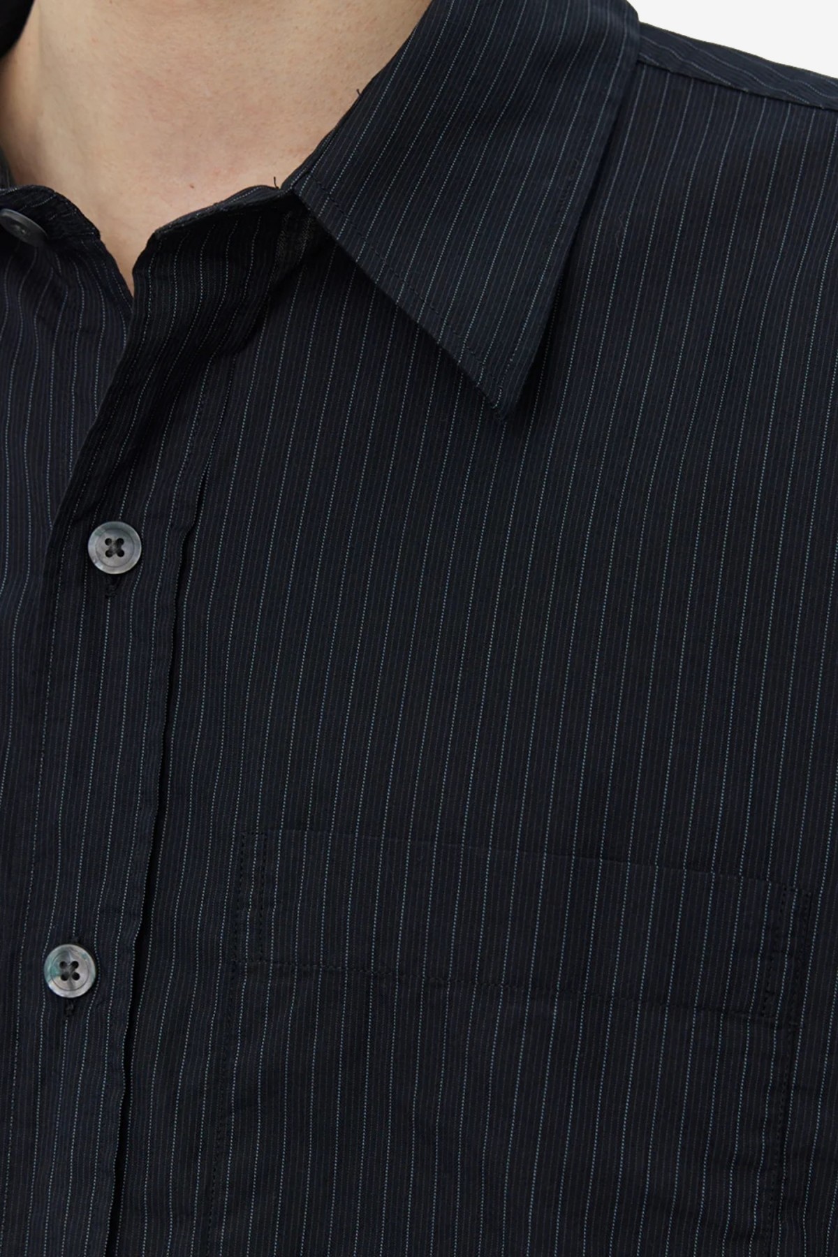 mfpen Executive Shirt in Black Pinstripe