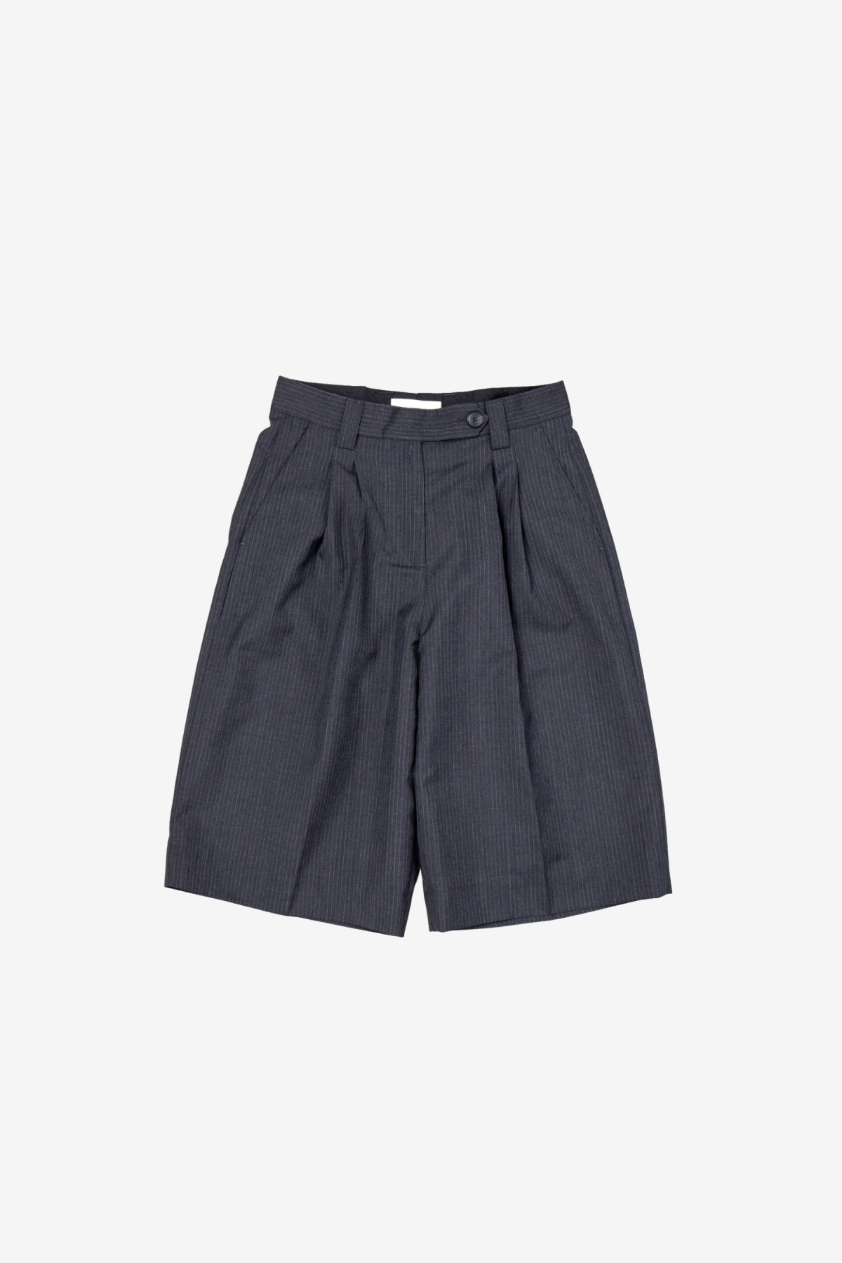 mfpen Favorite Shorts in Dark Grey Pinstripe