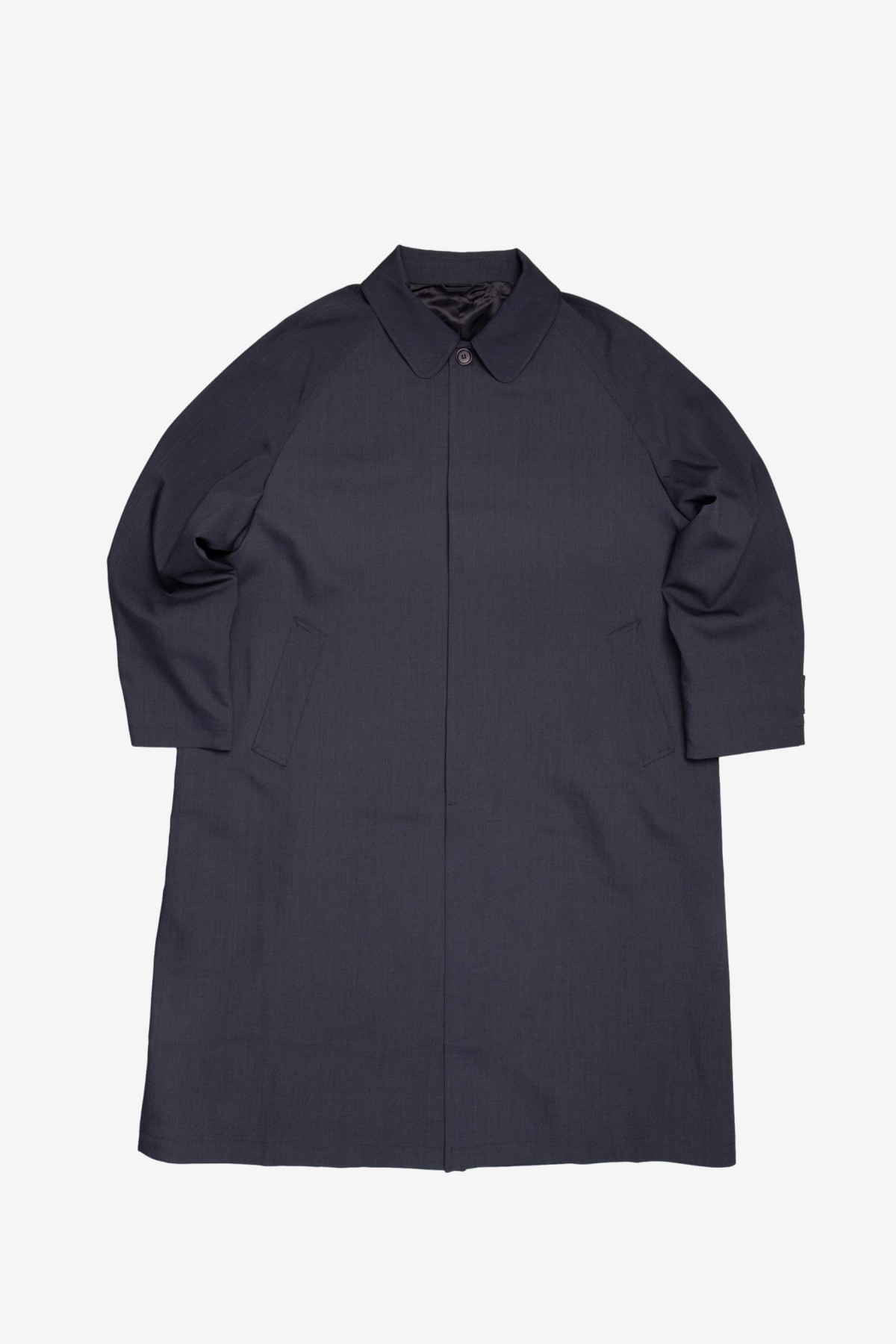 mfpen Installation Coat in Dark Grey Wool