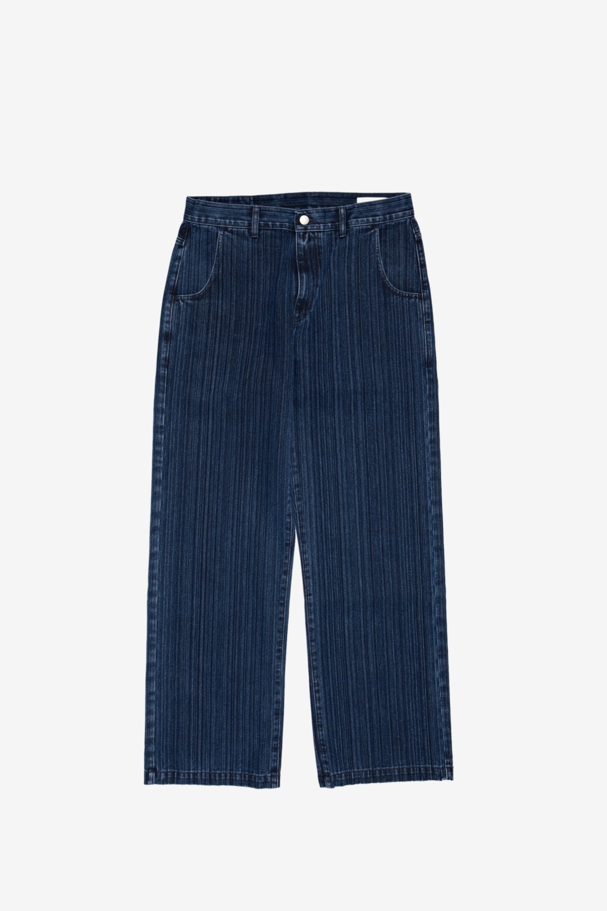 mfpen Straight Cut Jeans in Blue Stripe