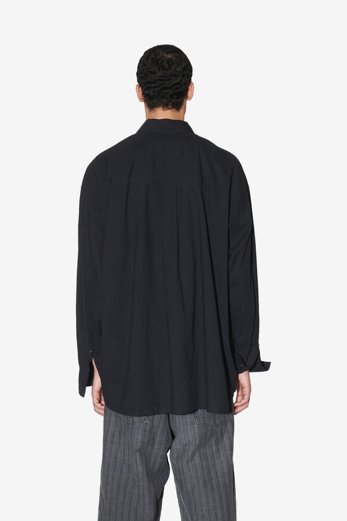 Our Legacy Borrowed BD Shirt in Black Voile