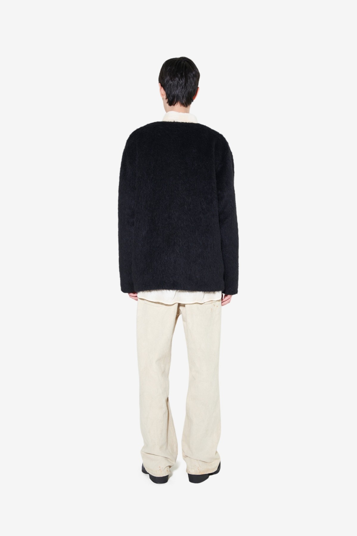 Cardigan in Black Mohair - Our Legacy | Afura Store