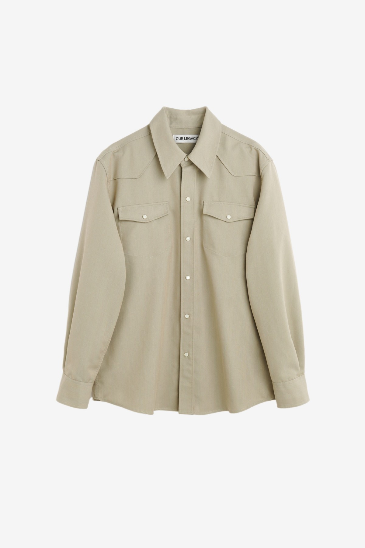 Our Legacy Frontier Shirt in Lucid Pistachio Rural Wool