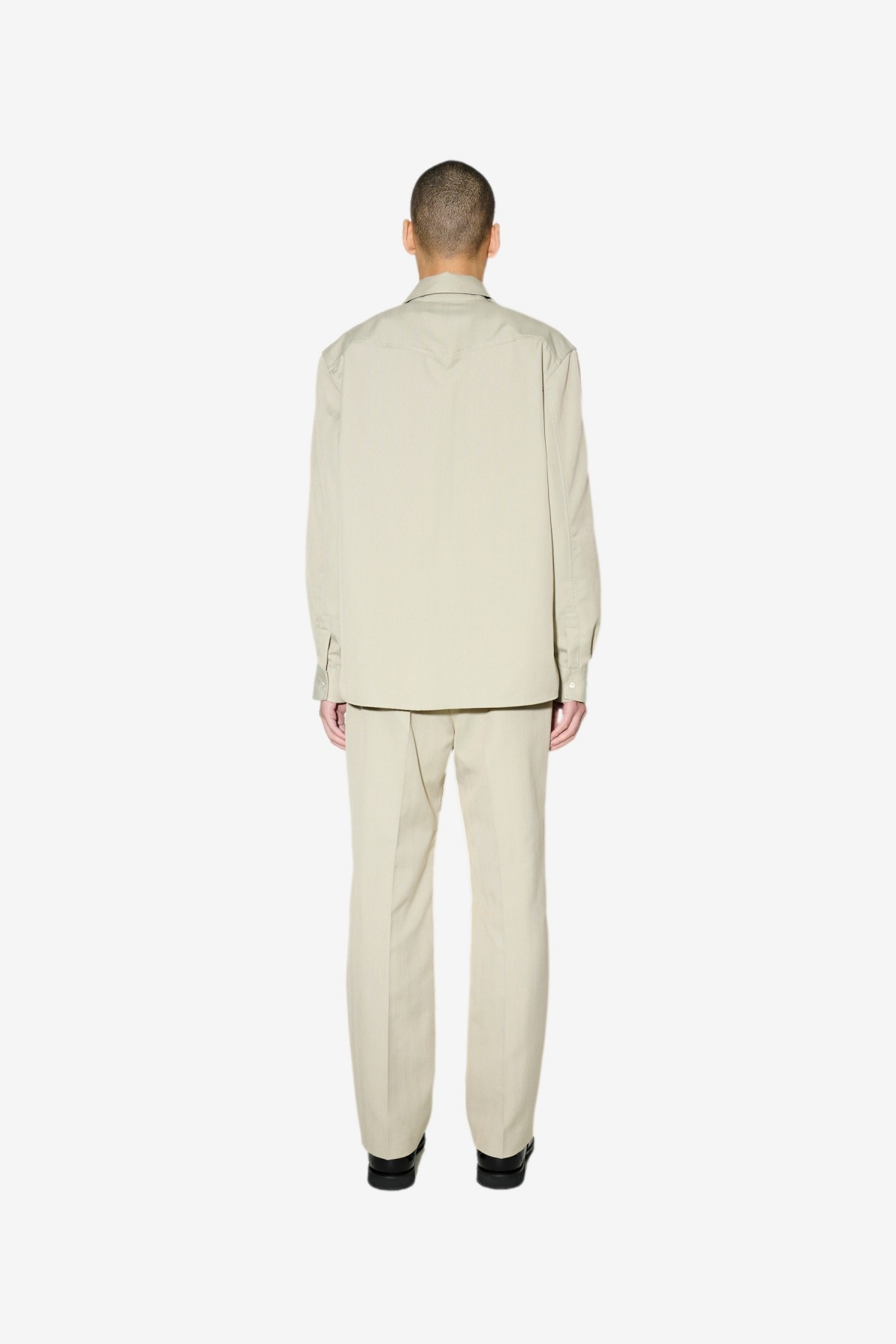 Our Legacy Frontier Shirt in Lucid Pistachio Rural Wool