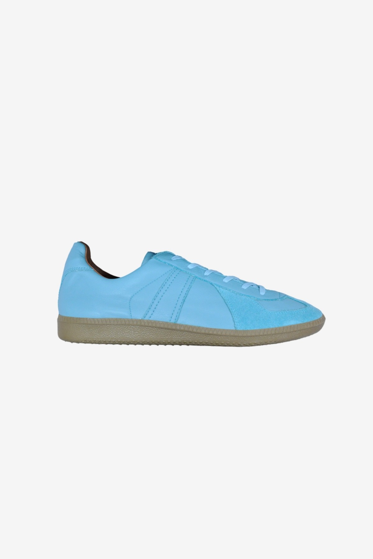 Reproduction of Found German Military Trainer in Mint Blue