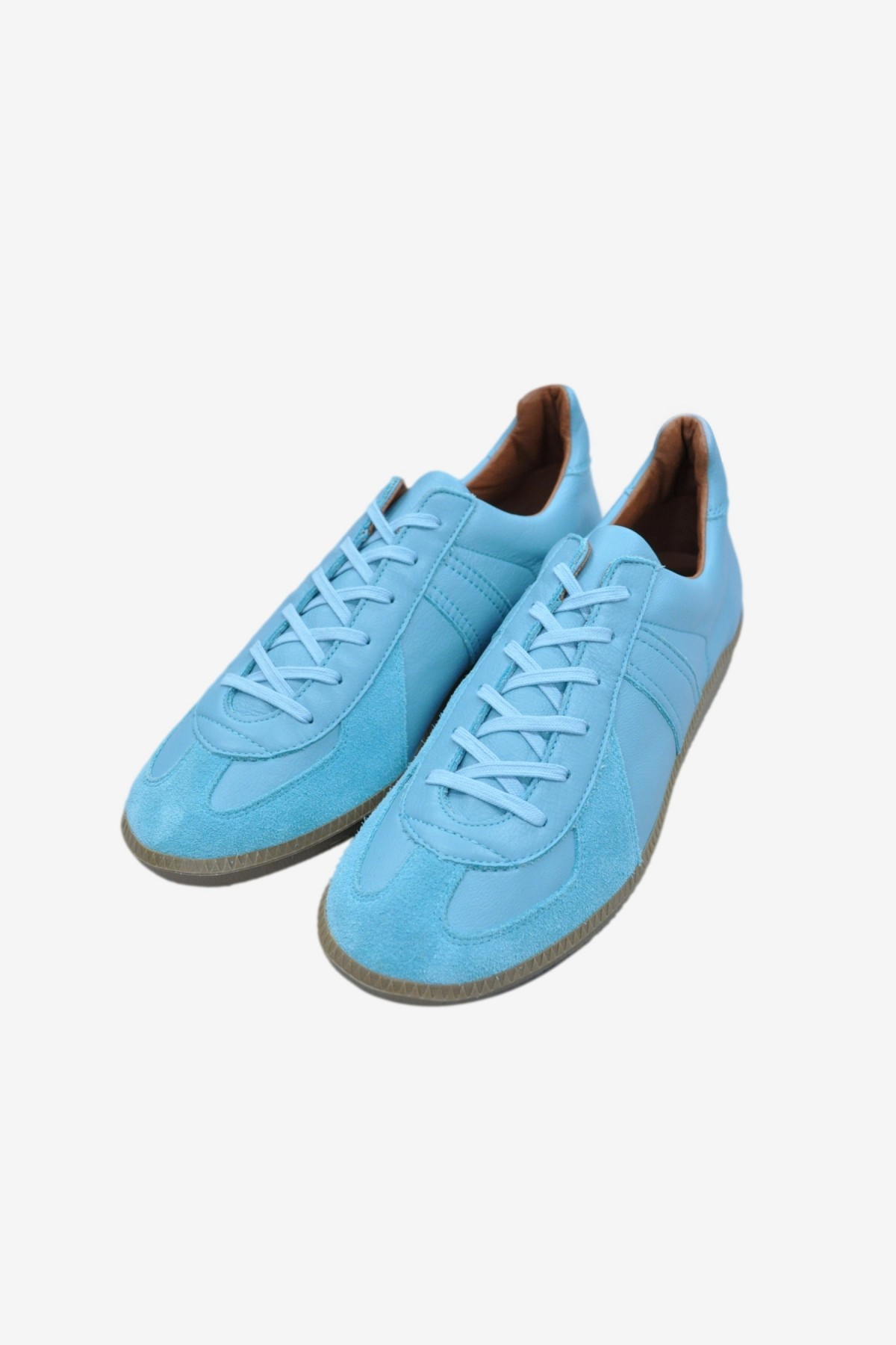 Reproduction of Found German Military Trainer in Mint Blue