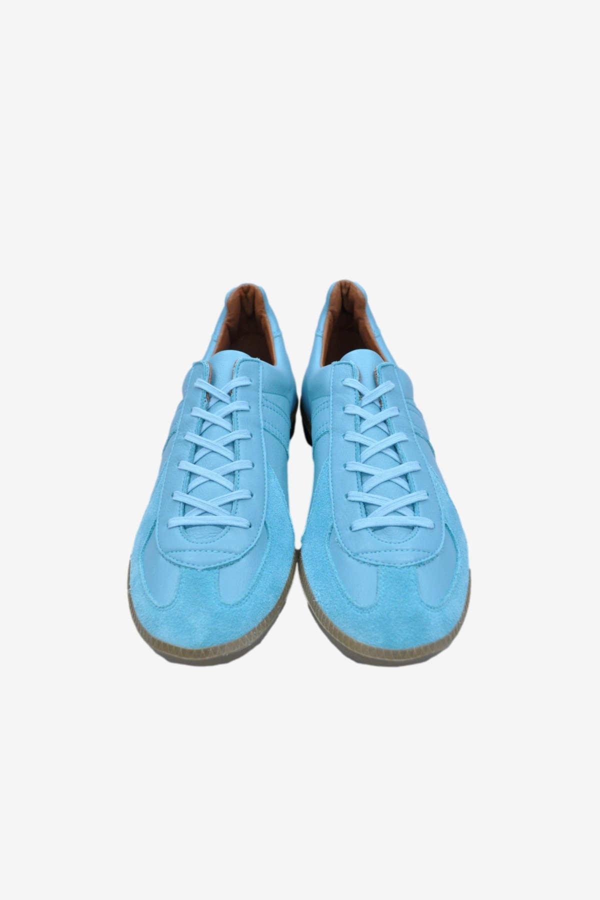 Reproduction of Found German Military Trainer in Mint Blue