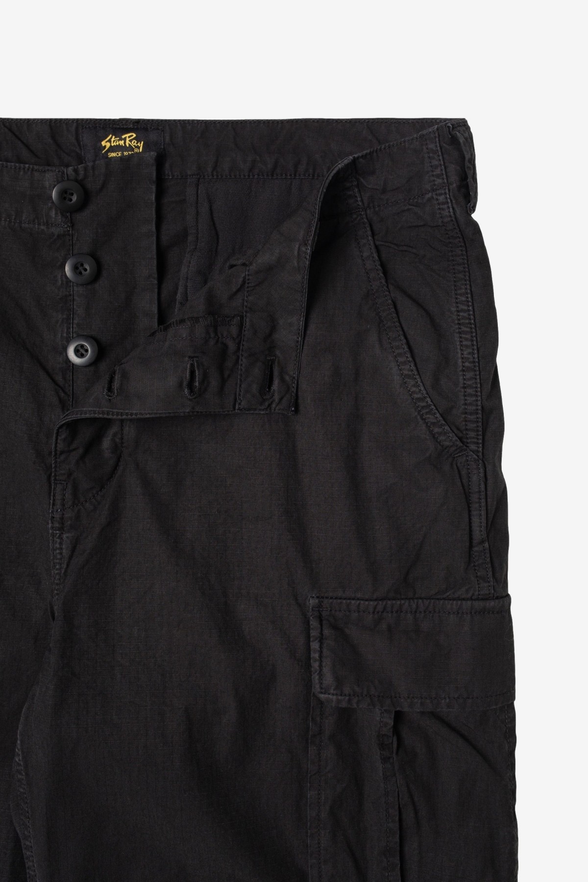 Stan Ray Cargo Pant in Black Ripstop