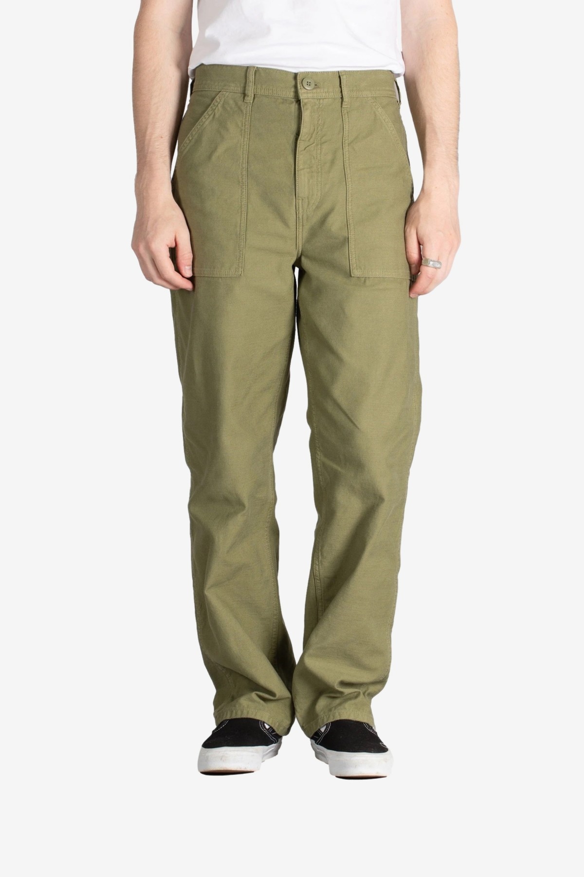 Stan Ray Fat Pant in Olive Sateen