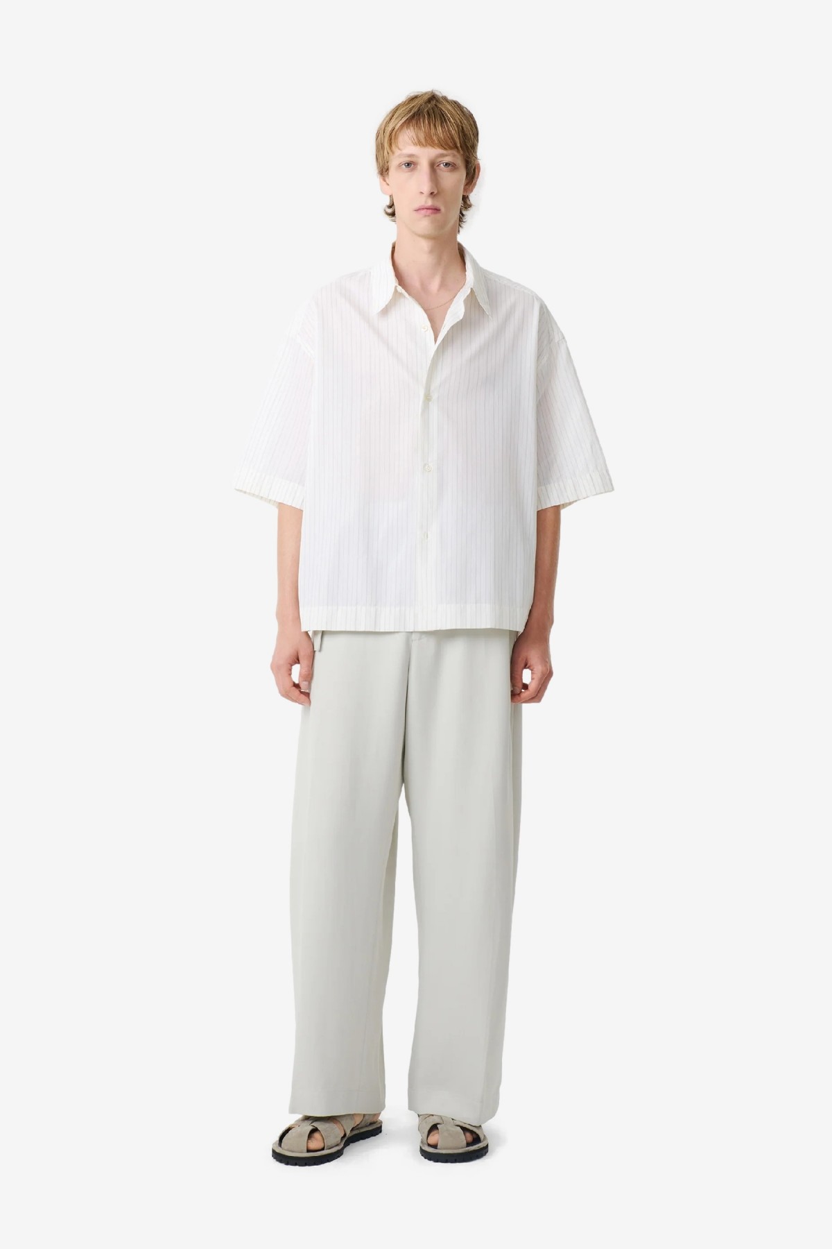 Studio Nicholson Sanko in Parchment Stripe