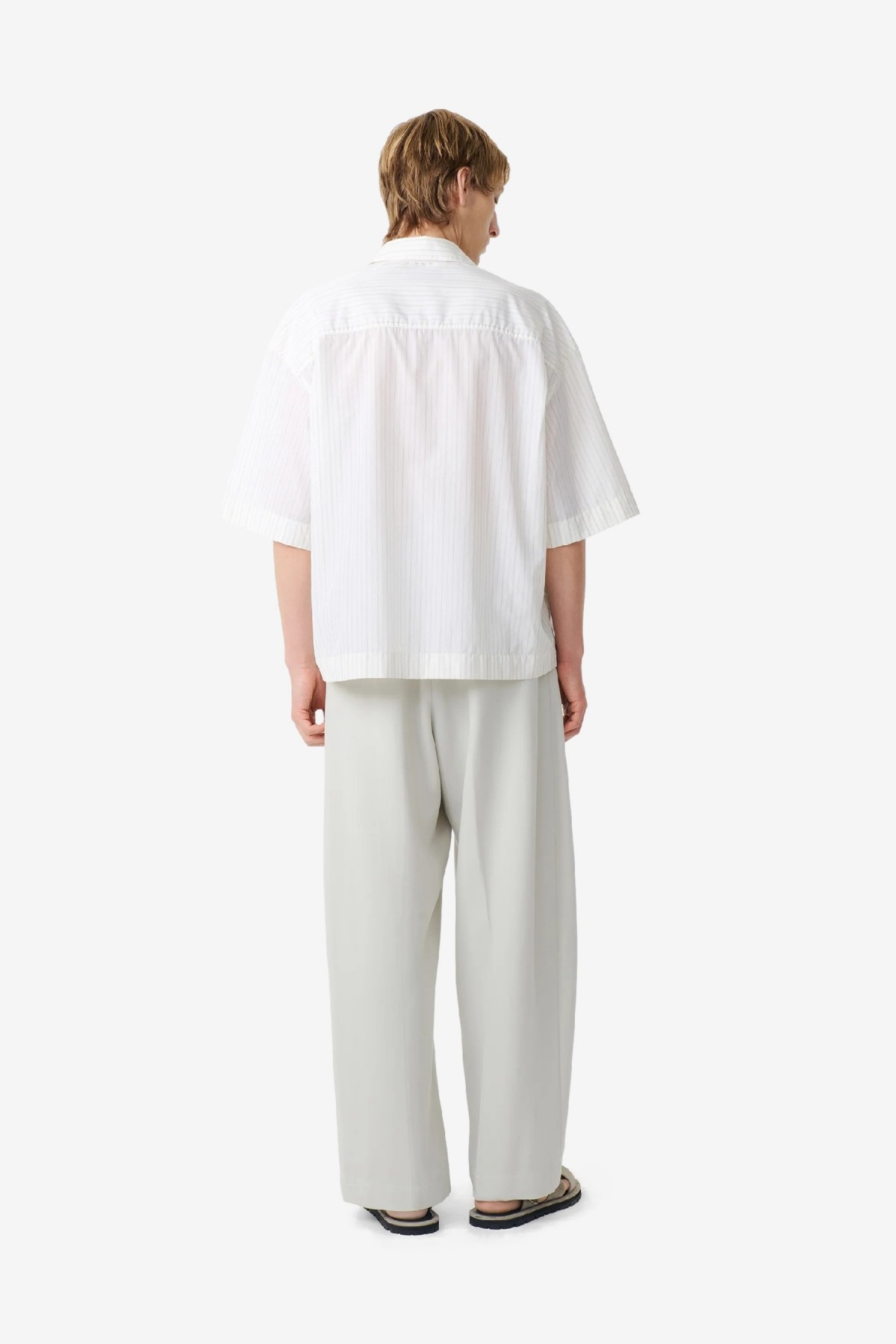 Studio Nicholson Sanko in Parchment Stripe