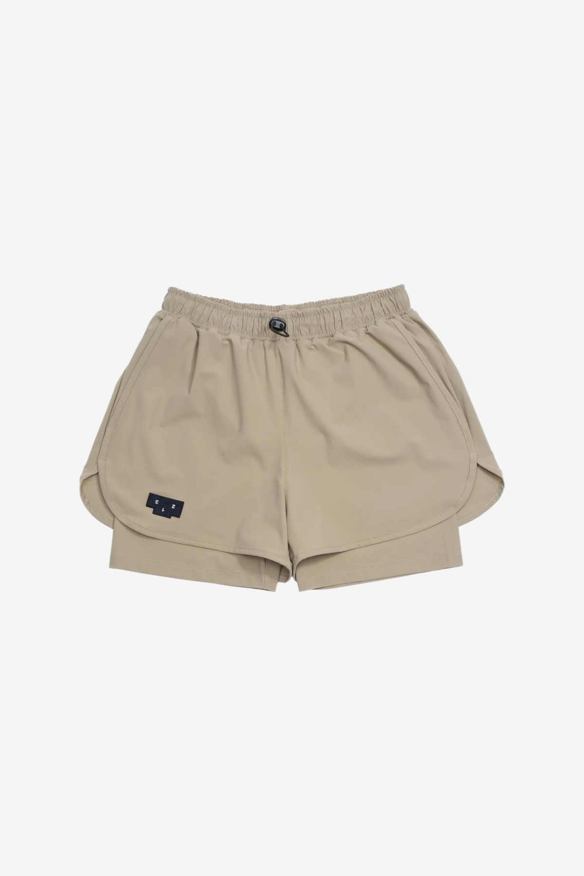 UNNA Flow Shorts 3" in Warm Sand