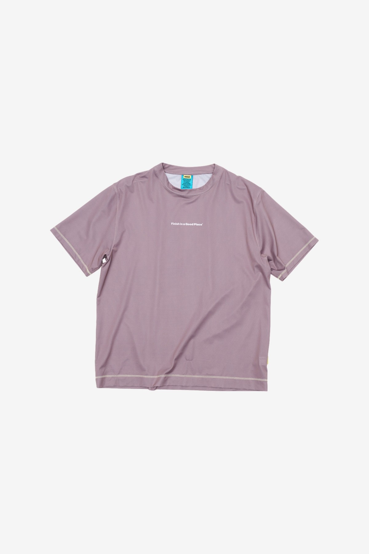 UNNA Wavy Tee in Orchid Night
