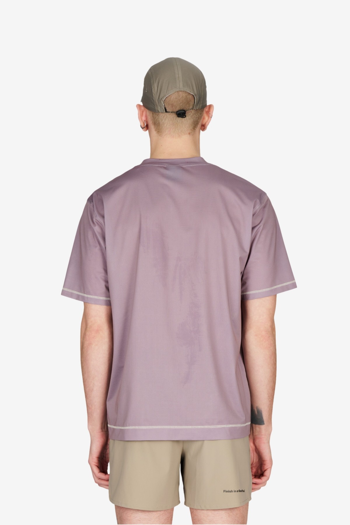 UNNA Wavy Tee in Orchid Night