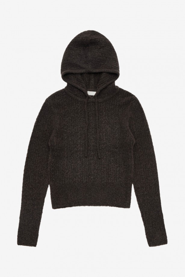 Boucle Hooded Knit