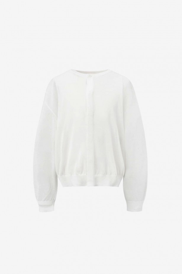 Sheer Round Cardigan