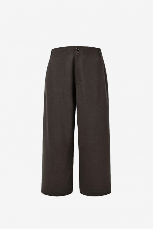 Wool Wide Pants
