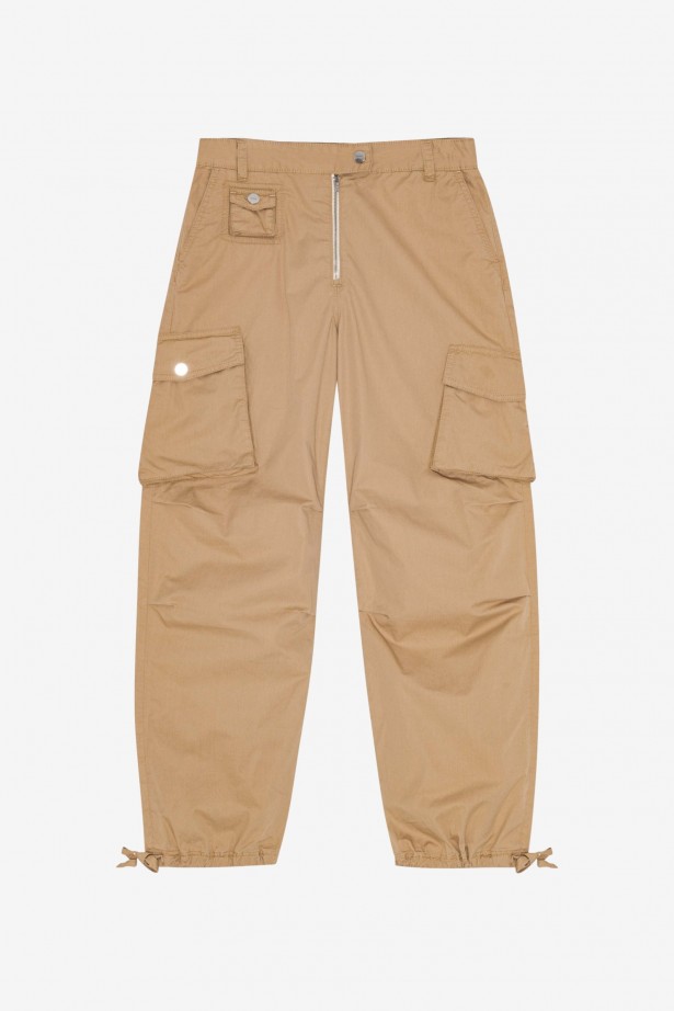 Washed Cotton Twill Pants