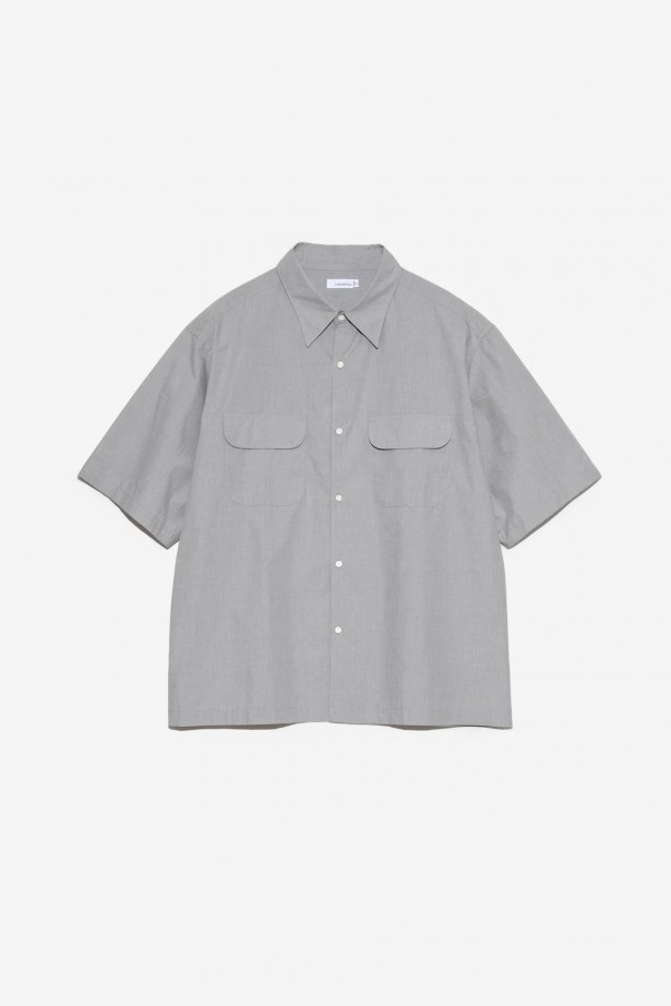 Regular Collar End On End S/S Shirt