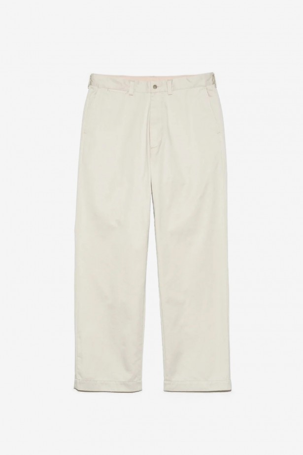 Wide Straight Chino Pants