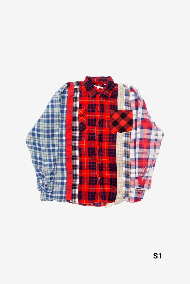 Rebuild By Needles 7 Cuts Flannel Shirt