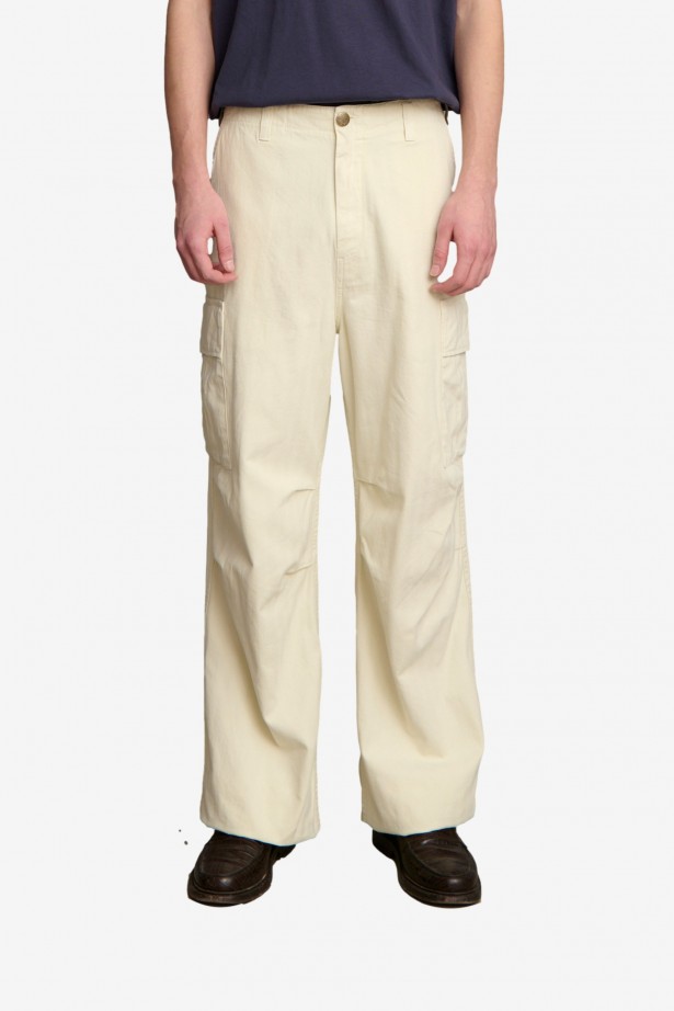Herringbone Cargo Trousers
