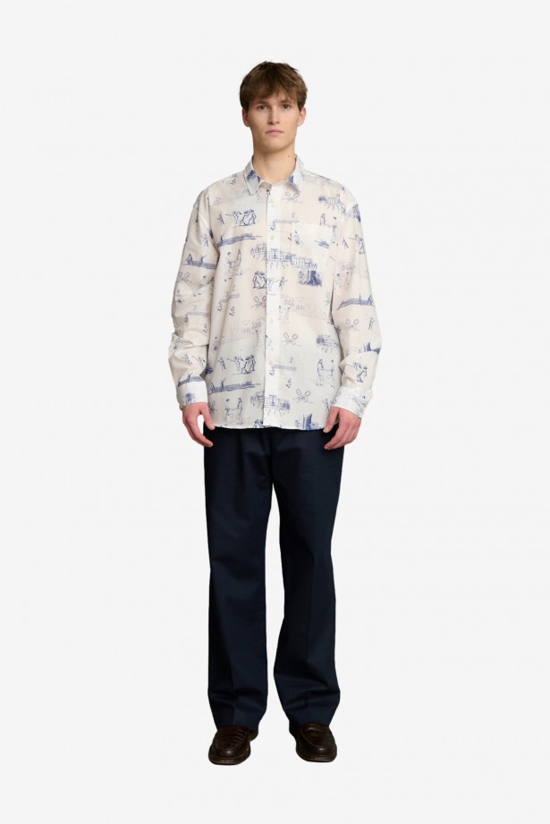 Printed Poplin Shirt