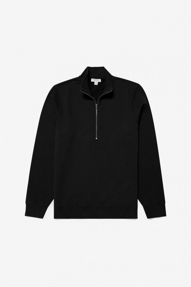Loopback Half Zip Sweatshirt