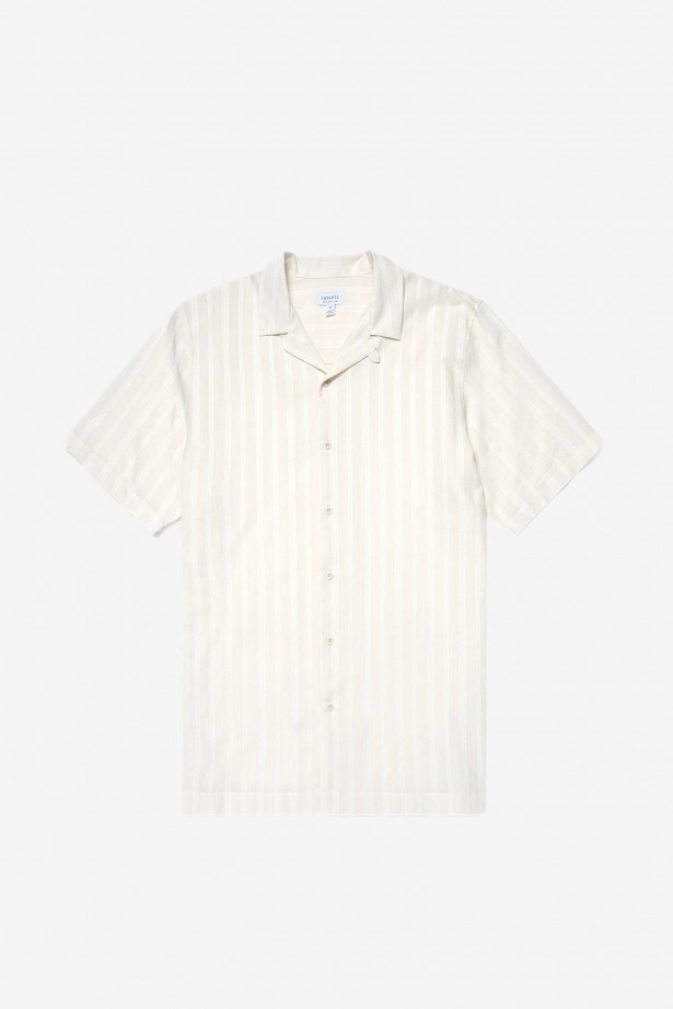 SS Embroidered Stripe Shirt